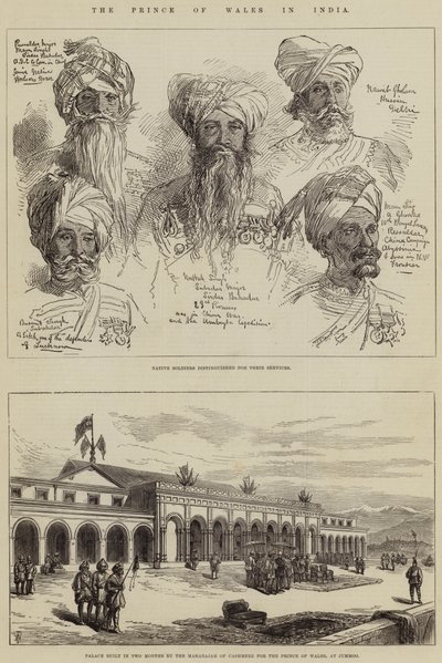 El Príncipe de Gales en India de Thomas W. Wood